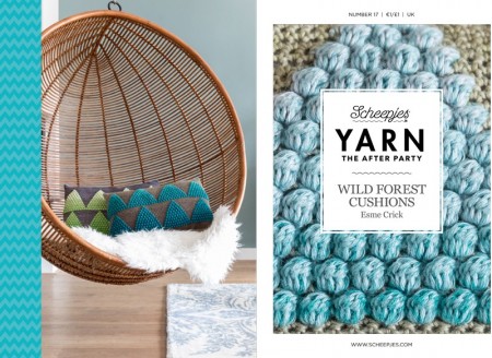 Yarn Oppskrift hefte - Wild Forest Cushions