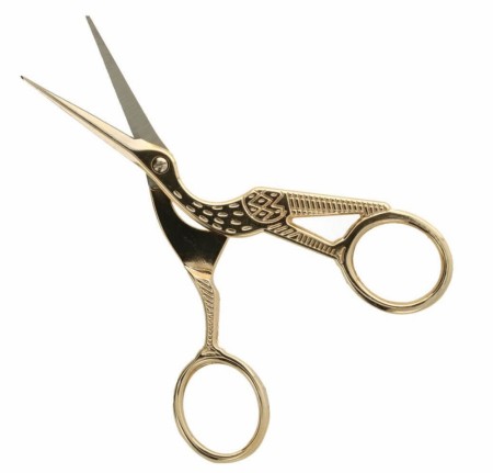Broder saks - gullfarget 11,5 cm