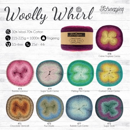 Woolly Whirl & Whirlette 