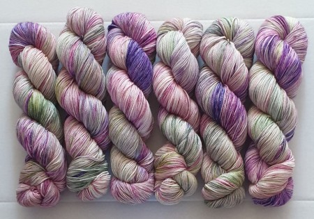 Silver Sparkel - Multifarget rosa/lilla/grøn