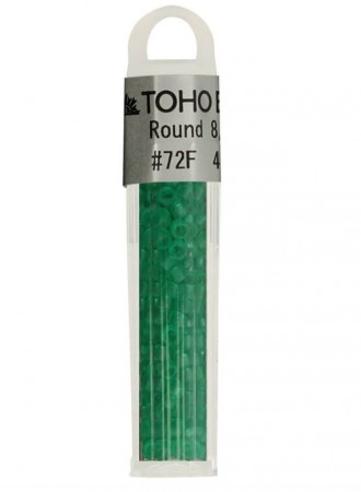 Toho Glass Perler 8/0 4g #0072F - GRØNN