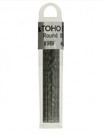 Toho Glass Perler 8/0 4g #9BF - gråsvart